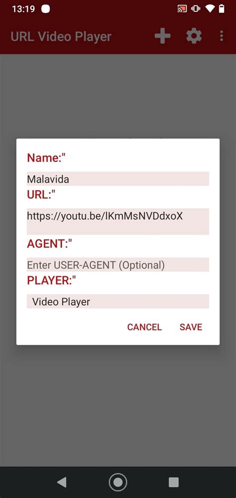 online video player from url.